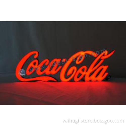 CocaCola Indoor Words Letter LED Resin Sign For Club Advert